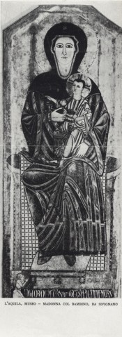 Anonimo — L'Aquila, Museo - Madonna col Bambino, da Sivignano — insieme
